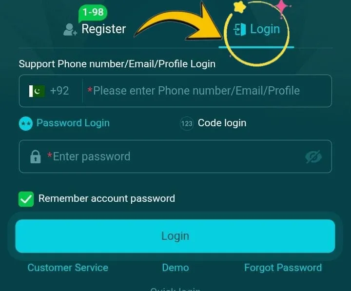 98 login