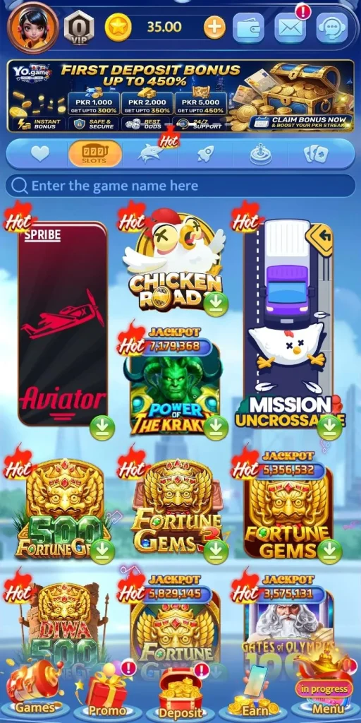 Yo game App