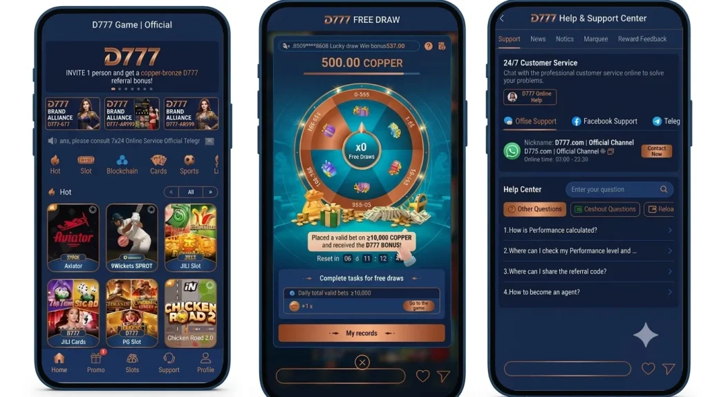 D777 app