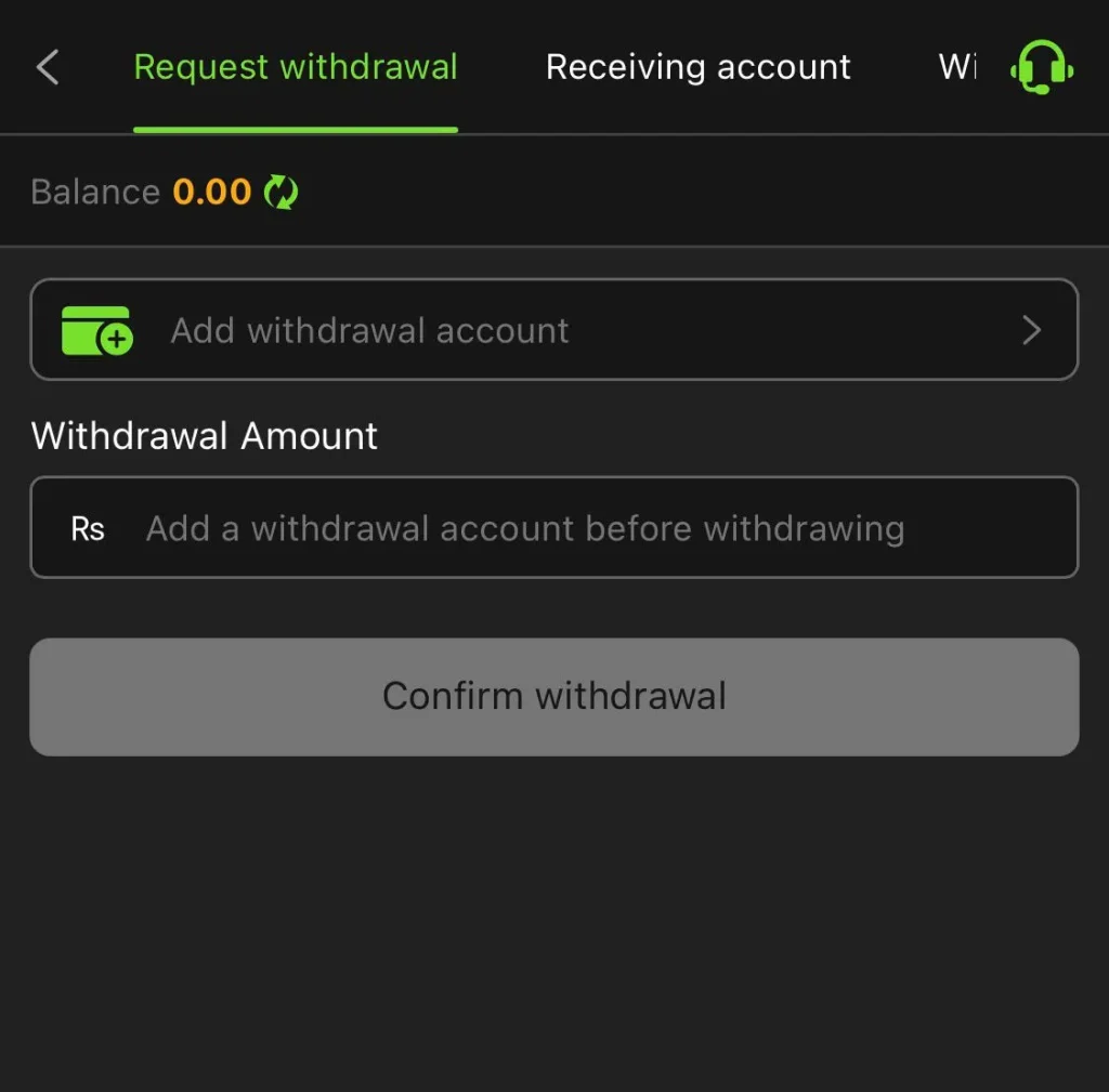 money withdrawal in 666p