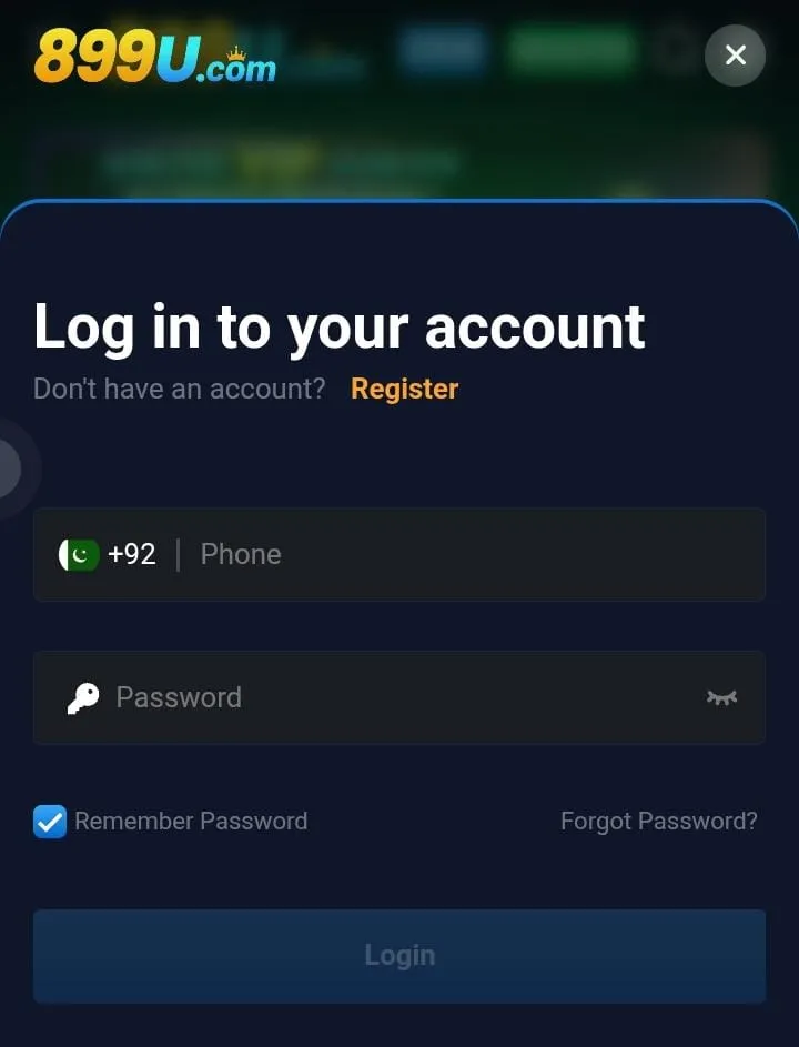899u login