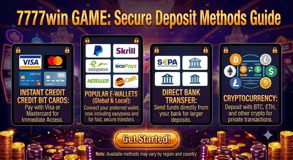 7777win Game Download and APK Guide 8 Deposit Methods 7777win game