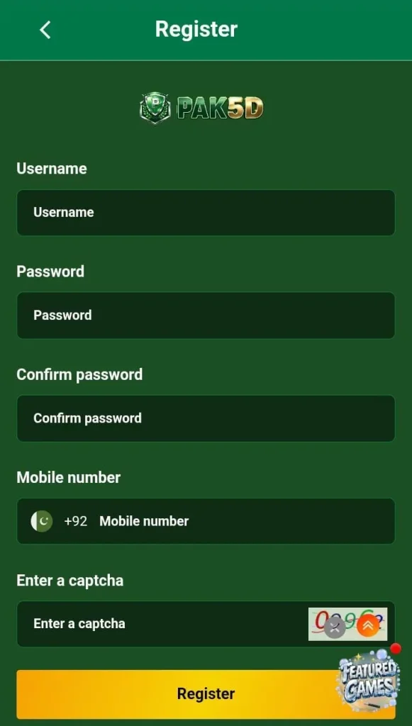 Pak5d registration method