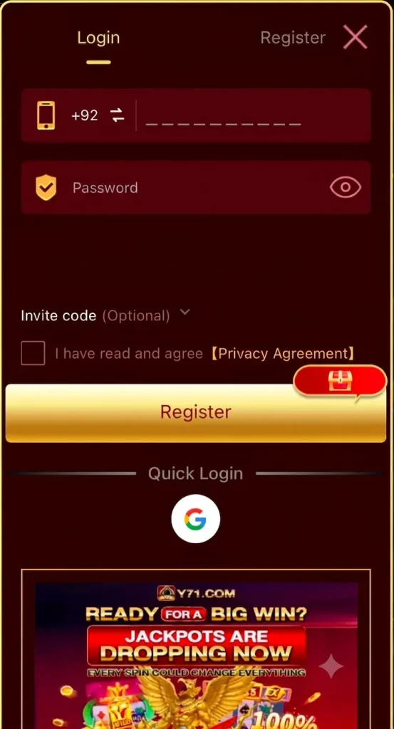 Y71 Game Login