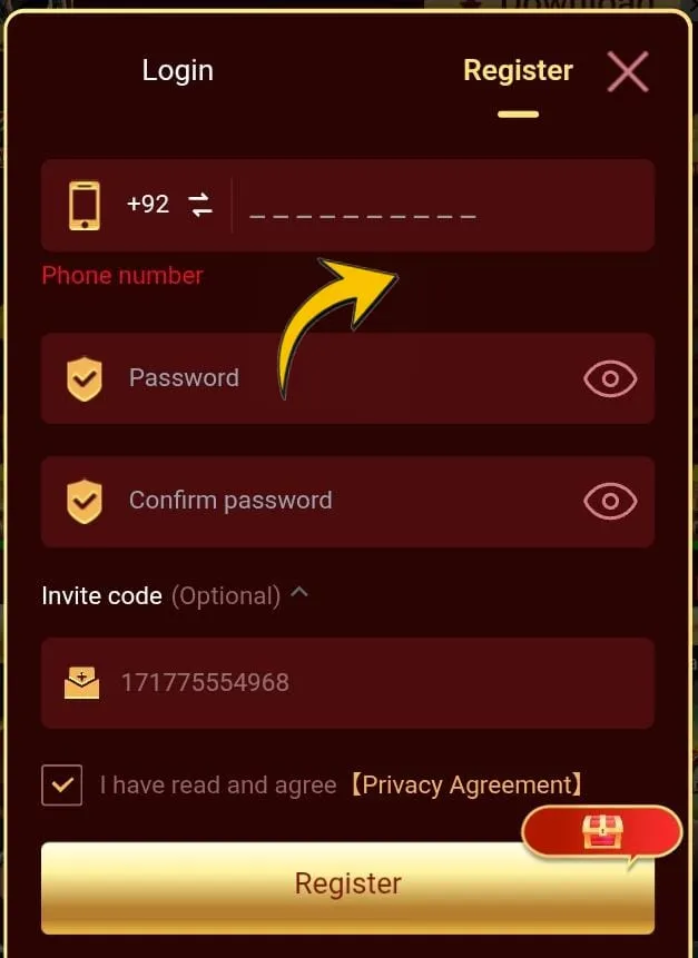 y71 APK registration