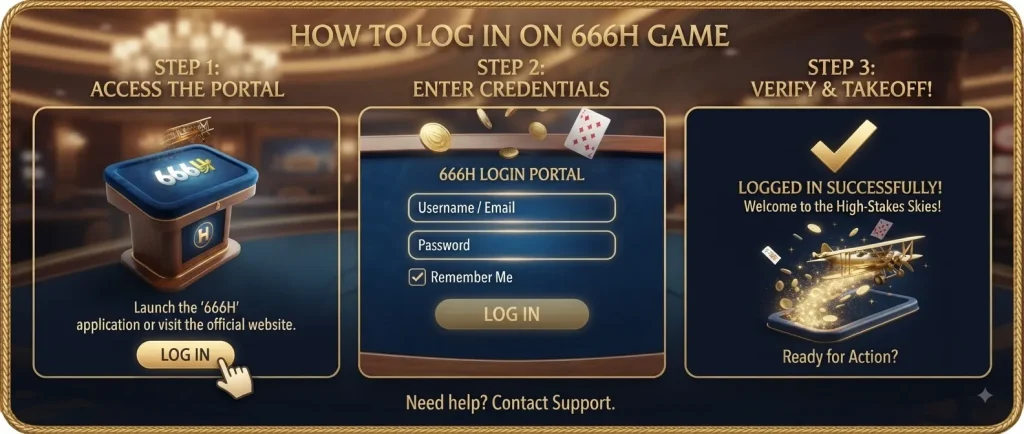 666H Game – Download, Login, Register & Casino Guide in Pakistan 2026 4 666H login process