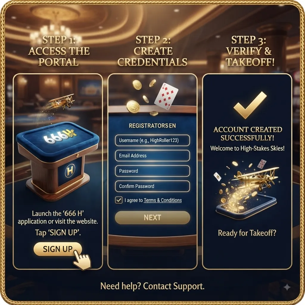 666H Game – Download, Login, Register & Casino Guide in Pakistan 2026 3 666H registration process