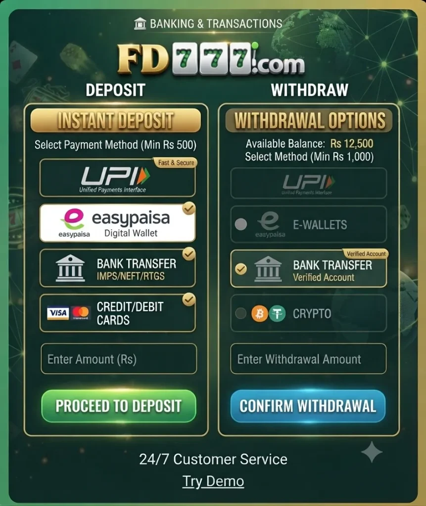 fd777 game Deposit Withdrawal